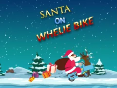 Игра Santa On Wheelie Bike онлайн