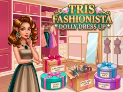 Игра Tris Fashionista Dolly Dress Up онлайн