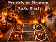 Игра Freddy vs Granny XoXo Blast онлайн