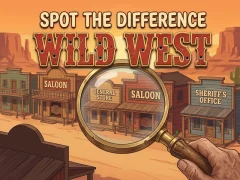 Игра Spot The Difference Wild West онлайн