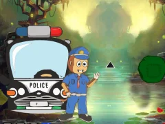 Игра Monkey Caught Thief Fox онлайн