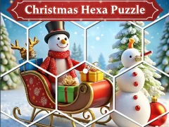 Игра Christmas Hexa Puzzle онлайн