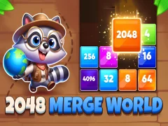 Игра 2048 Merge World онлайн