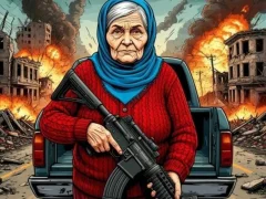 Игра Grandma with machine-gun: Apocalypsis онлайн
