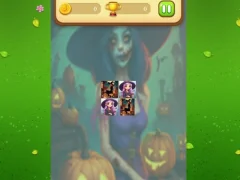 Игра Halloween Witch Memory Match онлайн