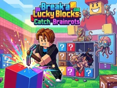 Игра Break a Lucky Blocks: Catch Brainrots онлайн