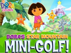 Игра Dora The explorer Dora's Star Mountain Mini-Golf онлайн