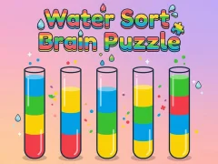 Игра Water Sort Brain Puzzle онлайн