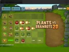 Игра Plants vs Brainrots 2D онлайн