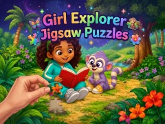 Игра Girl Explorer Jigsaw Puzzles онлайн