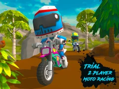 Игра Trial 2 Player Moto Racing онлайн