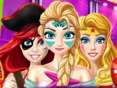 Игра Halloween Princess Party онлайн