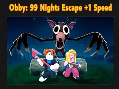 Игра Obby: 99 Nights Escape +1 Speed онлайн