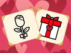 Игра Valentine Present Coloring онлайн