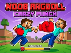 Игра Noob Ragdoll: Crazy Punch онлайн