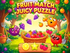 Игра Fruit Match Juicy Puzzle онлайн