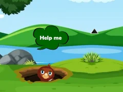 Игра Help Injured Bird Fallen Down онлайн