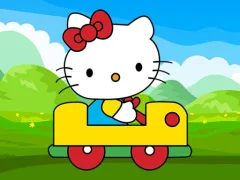 Игра Cute Kitty Car Jigsaw онлайн