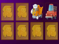 Игра Cartoon Trucks Memory онлайн