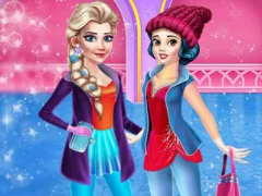Игра Princess Winter Activities онлайн