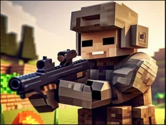 Игра Pixel Village Battle 3D.io онлайн