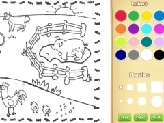 Игра Farming Coloring Book For Kids онлайн