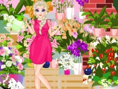Игра Ice Queen Flowers Festival онлайн