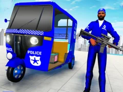 Игра Police Auto Rickshaw Taxi онлайн