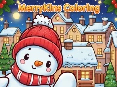 Игра MerryKins Coloring онлайн