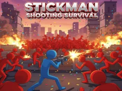 Игра Stickman Shooting Survival онлайн