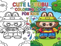 Игра Cute Labubu Coloring Book for Kids онлайн