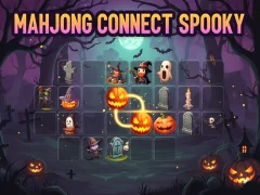 Игра Mahjong Connect Spooky онлайн