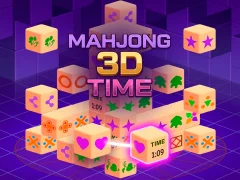 Игра Mahjong 3D Time онлайн