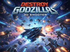 Игра Destroy Godzillas: 3D Shooter онлайн