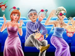 Игра Ice Family Movie Night онлайн