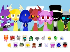 Игра Sprunki Sky and You онлайн