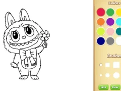 Игра Labubu Doll Coloring Book for Kids онлайн