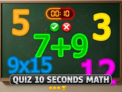 Игра Quiz 10 Seconds Math онлайн