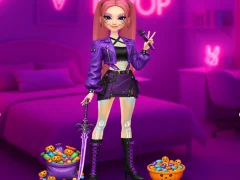 Игра K-Pop Halloween Dress Up онлайн