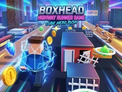 Игра Boxhead Highway Runner Game онлайн