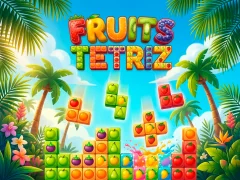 Игра Fruits Tetriz онлайн