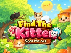 Игра Find the Kitten Spot the Cat онлайн