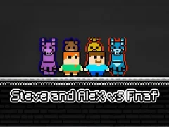 Игра Steve and Alex vs Fnaf онлайн