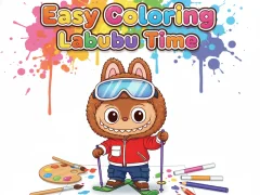 Игра Easy Coloring Labubu Time онлайн