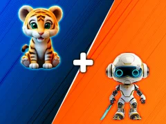 Игра Animals Mix Up AI Hybrid онлайн