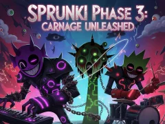 Игра Sprunki Phase 3: The Carnage Continues онлайн