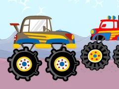 Игра Fun Monster Trucks Jigsaw онлайн