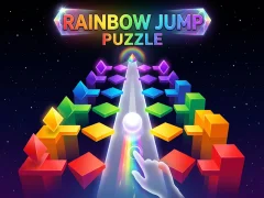 Игра Rainbow Jump Puzzle онлайн