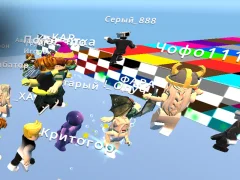 Игра Stand on the Right Color Robby онлайн