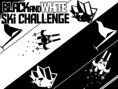 Игра Black and White Ski Challenge онлайн